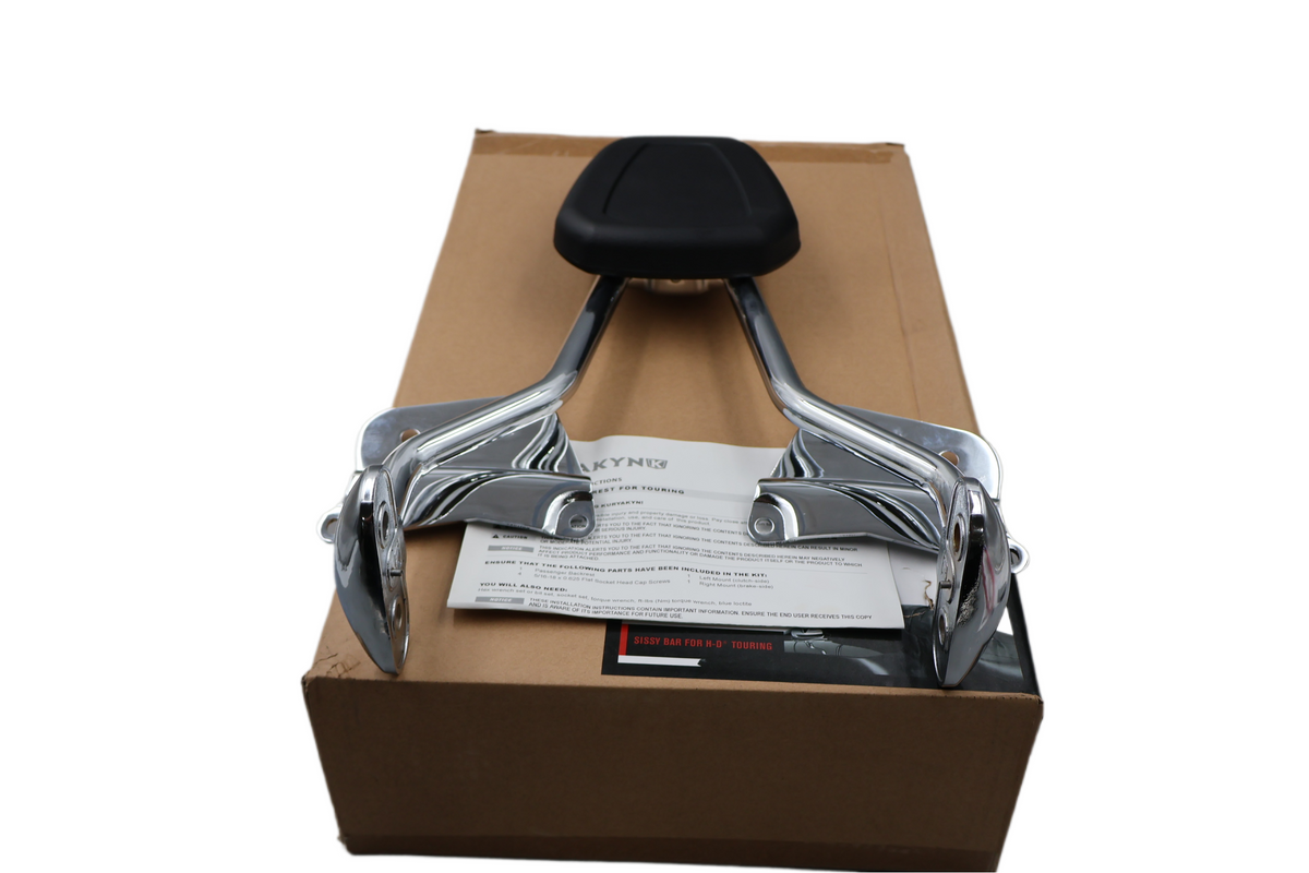 2014-2023 HARLEY TOURING SISSY BAR BACKREST | CHROME | NEW KURYAKYN | #6585