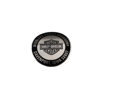 WIEBLERS HARLEY-DAVIDSON DAVENPORT IA CURVED DIP DOT DIPSTICK DECAL | NEW