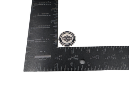 WIEBLERS HARLEY-DAVIDSON DAVENPORT IA DEALER OIL TANK DIP DOT DECAL 1-1/8" | NEW