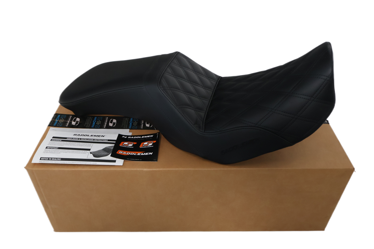 2006-2017 HARLEY DYNA SADDLEMEN TOUR STEP-UP SEAT | FRONT LS | NEW | #806-04-192