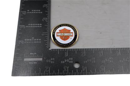 WIEBLERS HARLEY-DAVIDSON DAVENPORT IOWA CURVED ORANGE DIPSTICK DIP DOT | NEW