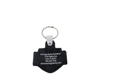 NEW HERITAGE HARLEY-DAVIDSON LISLE IL BAR & SHIELD KEYCHAIN | CLOSED DEALERSHIP