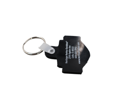 NEW HERITAGE HARLEY-DAVIDSON LISLE IL BAR & SHIELD KEYCHAIN | CLOSED DEALERSHIP