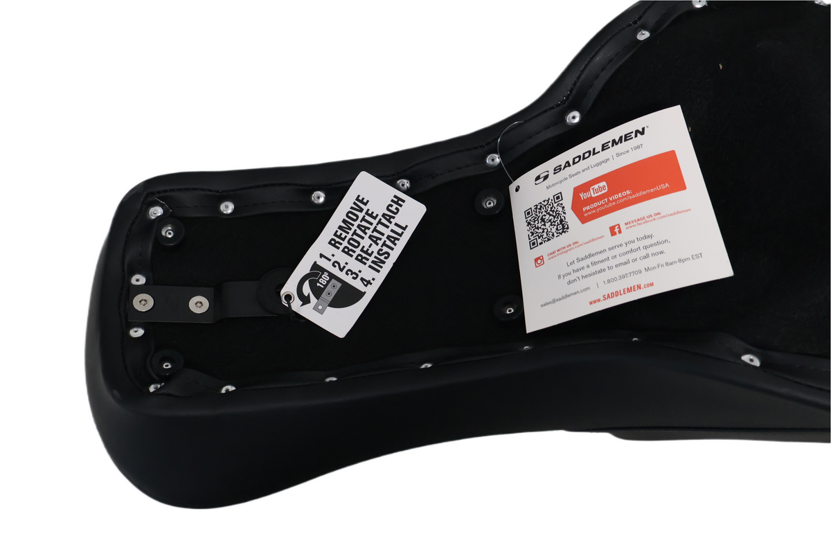 2006-2017 HARLEY DYNA SADDLEMEN TOUR STEP-UP SEAT | FRONT LS | NEW | #806-04-192