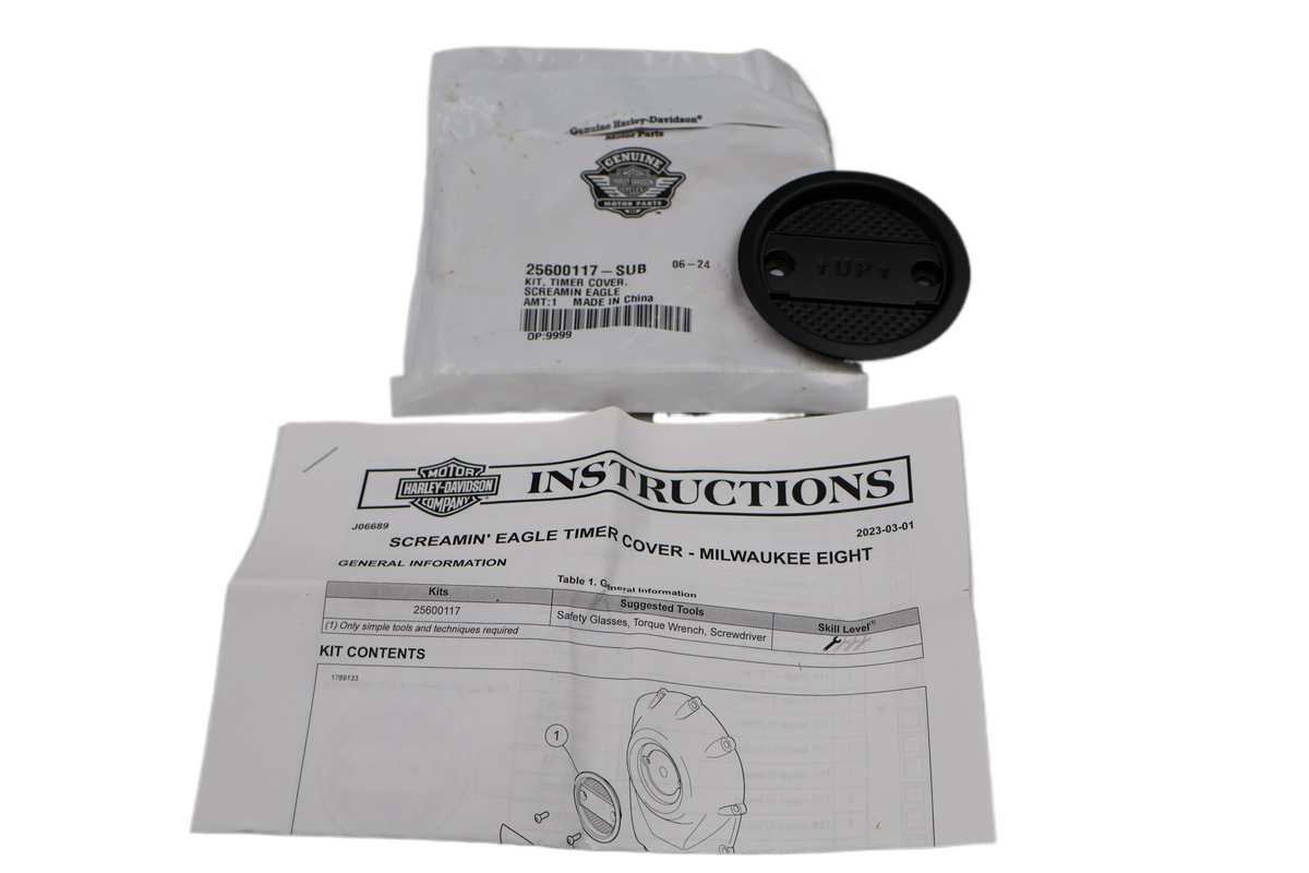 HARLEY SCREAMIN EAGLE TIMER COVER BASE M8 SOFTAIL TOURING | NEW OEM | #25600117