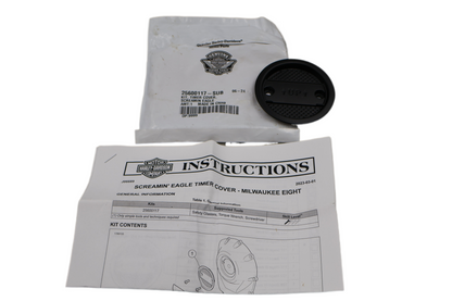 HARLEY SCREAMIN EAGLE TIMER COVER BASE M8 SOFTAIL TOURING | NEW OEM | #25600117