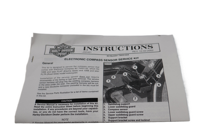 1999-2006 HARLEY FLTR ROAD GLIDE COMPASS SENSOR KIT | NEW OEM #74633-02A