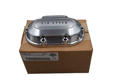 2010-2017 HARLEY FAT BOY LO TRANS SIDE COVER SATIN CHROME | NEW OEM | 37186-10