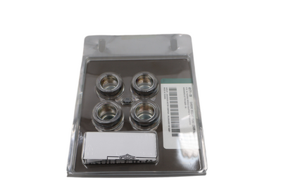 2009-UP HARLEY TOURING REAR DOCKING POINT COVER KIT CHROME | NEW OEM | 48171-09
