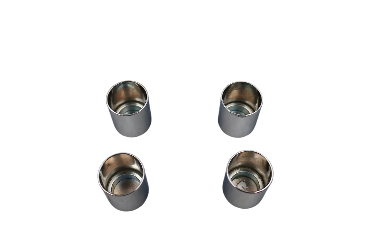 2009-UP HARLEY TOURING REAR DOCKING POINT COVER KIT CHROME | NEW OEM | 48171-09