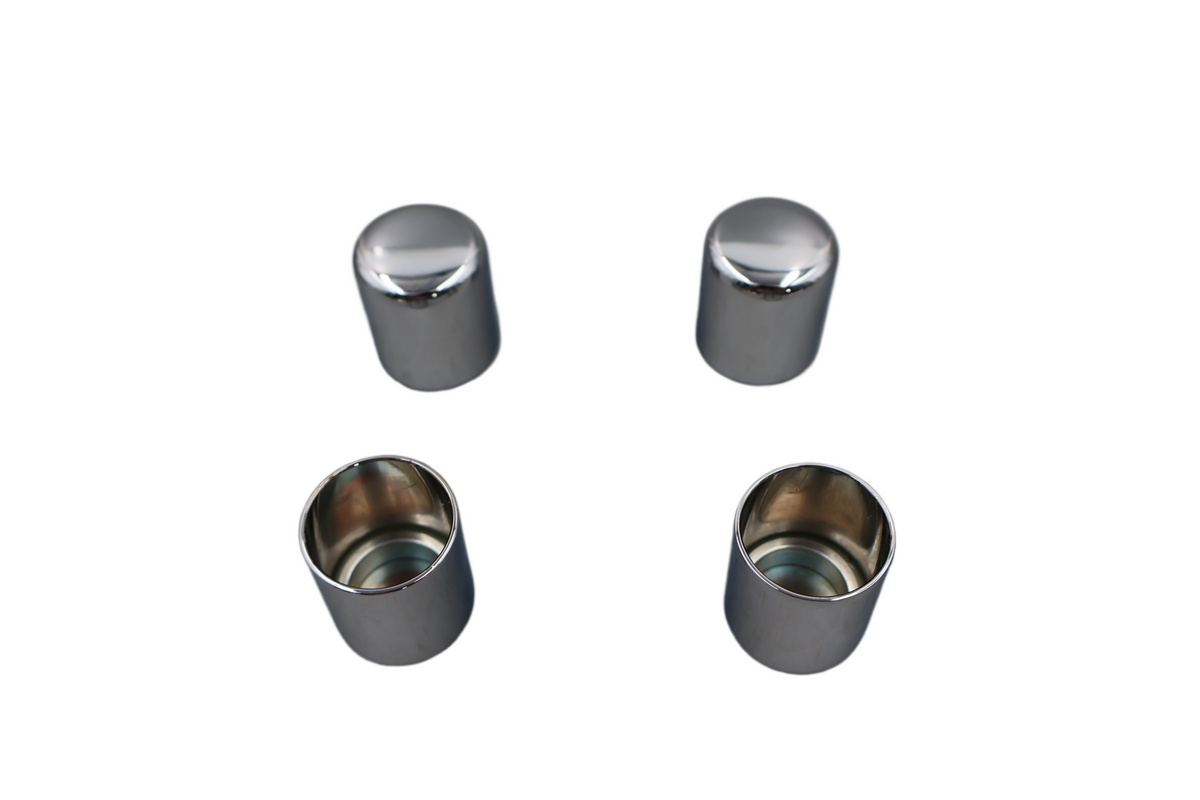 2009-UP HARLEY TOURING REAR DOCKING POINT COVER KIT CHROME | NEW OEM | 48171-09