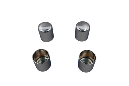 2009-UP HARLEY TOURING REAR DOCKING POINT COVER KIT CHROME | NEW OEM | 48171-09