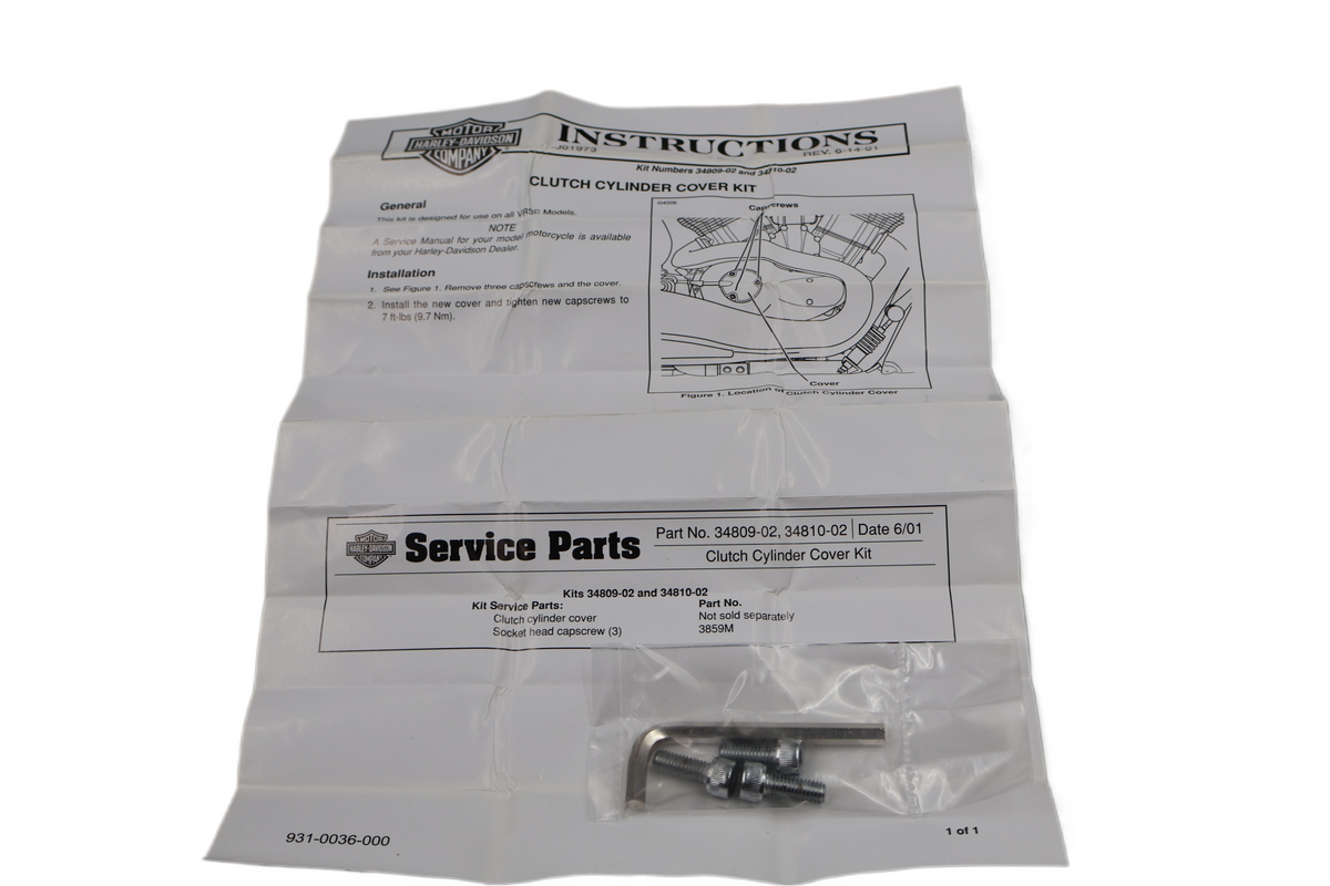 2002-UP HARLEY V-ROD VRSC CLUTCH CYLINDER COVER | NEW OEM | PART #34810-02