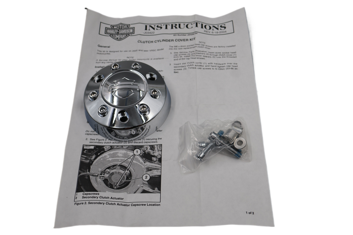 05-17 HARLEY VRSC V-ROD CHROME BILLET CLUTCH COVER | NEW OEM 25426-04