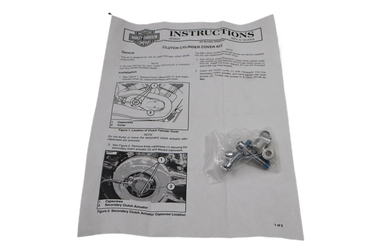 05-17 HARLEY VRSC V-ROD CHROME BILLET CLUTCH COVER | NEW OEM 25426-04