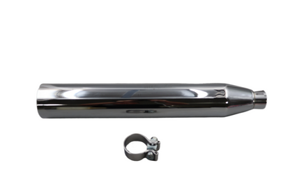 HARLEY DYNA SCREAMIN EAGLE FRONT BLUNT CUT MUFFLER | CHROME | NEW OEM 80168-97