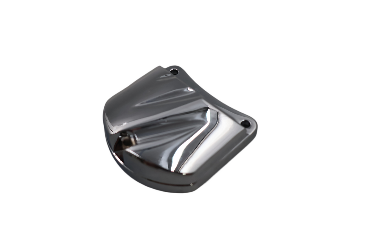 HARLEY TWIN CAM EVO SPORTSTER STARTER SOLENOID COVER | CHROME | NEW OEM 31724-98