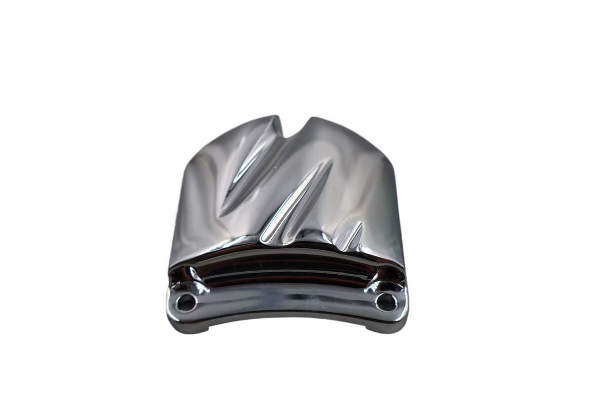 HARLEY TWIN CAM EVO SPORTSTER STARTER SOLENOID COVER | CHROME | NEW OEM 31724-98