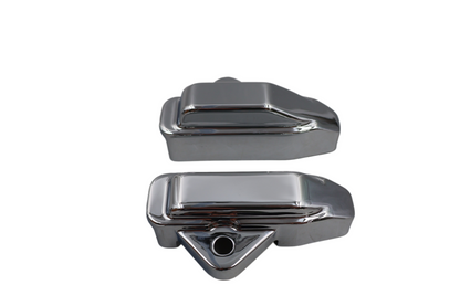 04-22 HARLEY SPORTSTER XL CHROME SWINGARM AXLE COVER KIT | NEW OEM 45448-04