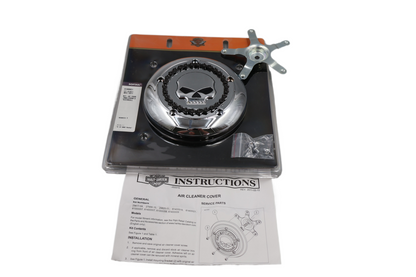 HARLEY SOFTAIL SKULL CHAIN DIAMOND ICE AIR CLEANER INSERT | NEW OEM 61400021