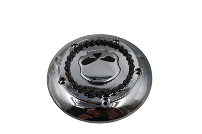 HARLEY SOFTAIL SKULL CHAIN DIAMOND ICE AIR CLEANER INSERT | NEW OEM 61400021
