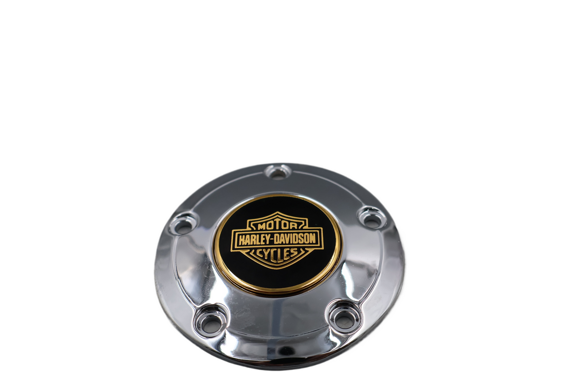 HARLEY TWIN CAM TIMER COVER | 110TH ANNIVERSARY CHROME | NEW OEM | #25600016