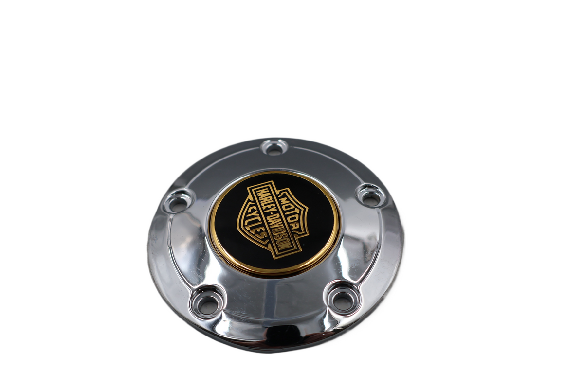 HARLEY TWIN CAM TIMER COVER | 110TH ANNIVERSARY CHROME | NEW OEM | #25600016