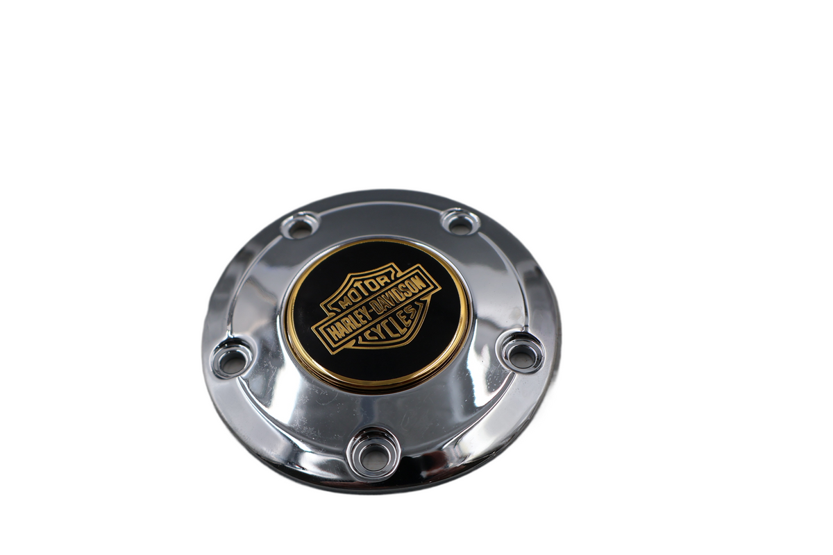 HARLEY TWIN CAM TIMER COVER | 110TH ANNIVERSARY CHROME | NEW OEM | #25600016