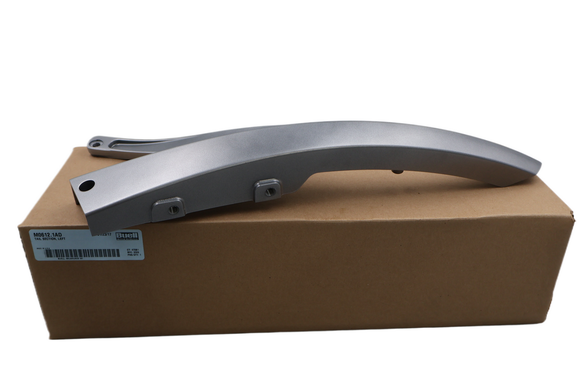 2003-2010 BUELL XB LEFT TAIL SECTION | TITANIUM SILVER | NEW OEM | M0612.1AD
