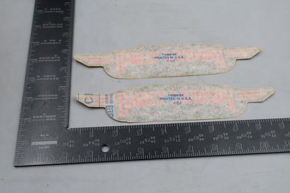 HARLEY FXR FXRD FXRT GAS TANK DECALS | LEFT & RIGHT | NEW OEM | PART #14068-84