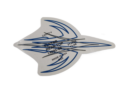 2008 HARLEY CROSSBONES FLSTSB REAR FENDER DECAL | NEW OEM | PART #14095-08