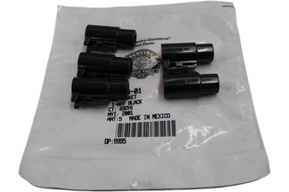 72183-01 NEW OEM 2002-2007 HARLEY-DAVIDSON VRSC VROD HSG SOCKET HOUSING 1-WAY BLACK