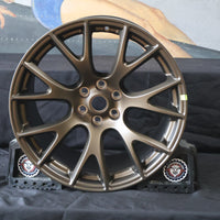 5VQ08NTSAB NEW OEM 2016-2017 DODGE VIPER ACR BRASS MONKEY FRONT WHEEL RIM