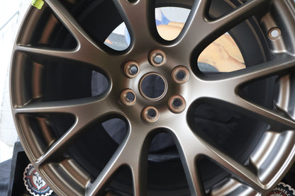 5VQ11NTSAB NEW OEM 2016-2017 DODGE VIPER ACR BRASS MONKEY REAR WHEEL RIM