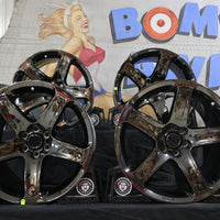 1WL85SZGAA 1WL88SZGAA NEW OEM 2013-2017 DODGE VIPER RATTLER BLACK VAPOR WHEELS