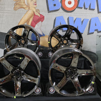 1WL85SZGAA 1WL88SZGAA NEW OEM 2013-2017 DODGE VIPER RATTLER BLACK VAPOR WHEELS