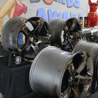 1WL85SZGAA 1WL88SZGAA NEW OEM 2013-2017 DODGE VIPER RATTLER BLACK VAPOR WHEELS