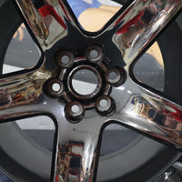 1WL88SZGAA NEW OEM 2013-2017 DODGE VIPER RATTLER BLACK VAPOR CHROME REAR WHEEL