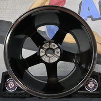 1WL88SZGAA NEW OEM 2013-2017 DODGE VIPER RATTLER BLACK VAPOR CHROME REAR WHEEL