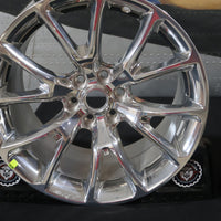 82213445 NEW OEM 2013-2017 DODGE VIPER FORGED SRT FRONT WHEELS PAIR W/CENTER CAP