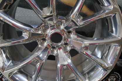 82213445 NEW OEM 2013-2017 DODGE VIPER FORGED SRT FRONT WHEELS PAIR W/CENTER CAP