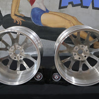 82213445 NEW OEM 2013-2017 DODGE VIPER FORGED SRT FRONT WHEELS PAIR W/CENTER CAP