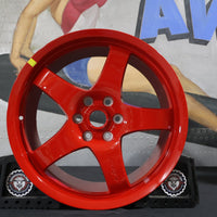 1JJ57LRNAA NEW OEM DODGE VIPER SRT ACR SIDEWINDER RED FORGED FRONT WHEEL 1:33