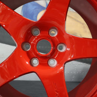 1JJ57LRNAA NEW OEM DODGE VIPER SRT ACR SIDEWINDER RED FORGED FRONT WHEEL 1:33