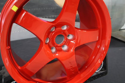 1JJ57LRNAA NEW OEM DODGE VIPER SRT ACR SIDEWINDER RED FORGED FRONT WHEEL 1:33