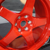 1JJ57LRNAA NEW OEM DODGE VIPER SRT ACR SIDEWINDER RED FORGED FRONT WHEEL 1:33