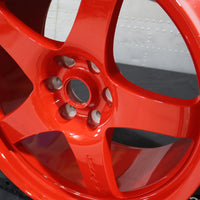 1JJ57LRNAA NEW OEM DODGE VIPER SRT ACR SIDEWINDER RED FORGED FRONT WHEEL 1:33
