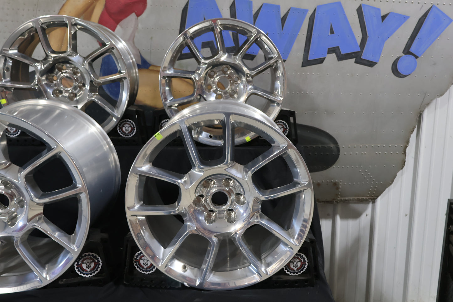 5181333AA 5181334AA NEW OEM 2008-2010 DODGE VIPER WHEELS SET ACR-X COMP SRT