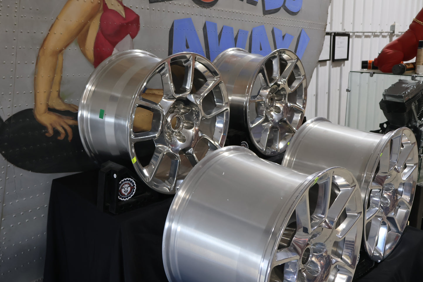 5181333AA 5181334AA NEW OEM 2008-2010 DODGE VIPER WHEELS SET ACR-X COMP SRT