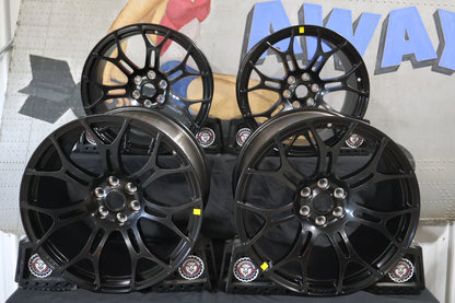 1WR18RXFAA 1WR19RXFAA NEW OEM 2013-2017 DODGE VIPER SIDEWINDER II WHEELS MATTE